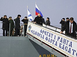 Ruský prezident Vladimir Putin se ú�astní slavnostního odhalení nov�...