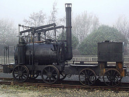 Replika lokomotivy Puffing Billy