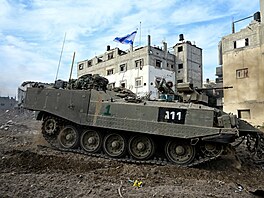 Izraeltí vojáci operují v Pásmu Gazy. (10. prosince 2023)