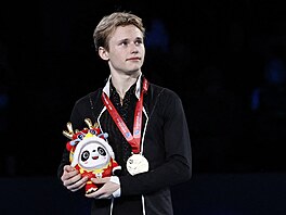 Vít�z finále Grand Prix mezi mu�i Ilia Malinin