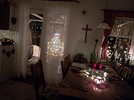 V naem útulném domov se vdy s láskou vichni sejdeme. Vánoní atmosféru...