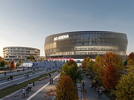 Nová hala pro Dynamo pojme p�es 22 tisíc lidí. Hotovo by m�lo být v srpnu 2027....