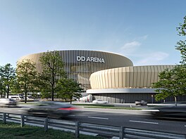 Nová hala pro Dynamo pojme p�es 22 tisíc lidí. Hotovo by m�lo být v srpnu 2027....