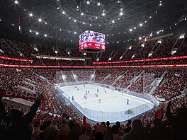 Nová hala pro Dynamo pojme p�es 22 tisíc lidí. Hotovo by m�lo být v srpnu 2027....