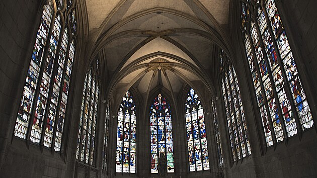 Pvodn vitr v katedrle Notre-Dame (1. ledna 2023)