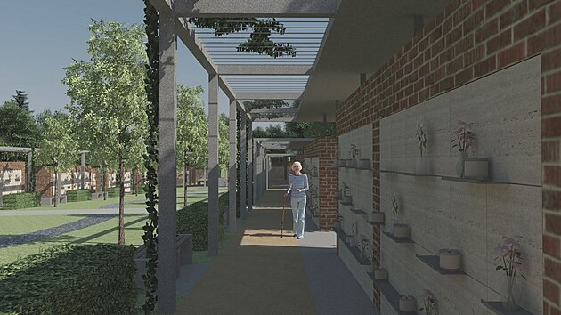 V nov� �e�en� z�padn� ��sti h�bitova s kolumb�rii maj� p�ib�t nap��klad jablon�, tisov� �iv� ploty nebo pop�nav� rostliny. Takto by m�la tato ��st h�bitova podle zve�ejn�n�ch vizualizac� v budoucnu vypadat.