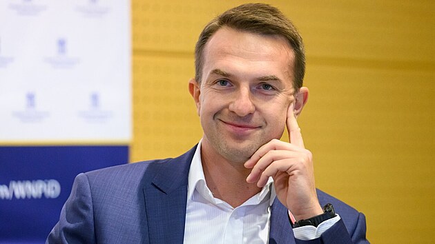Nový polský ministr pro vztahy s EU Adam Szlapka (10. října 2023)