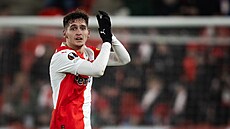 St�ídaný dvougólový slávistický úto�ník Mojmír Chytil odchází ze h�i�t� b�hem...