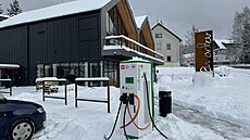 Ultrarychlá dobíjecí stanice �EZ pro elektroauta v Harrachov�