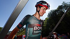 Belgický cyklista Cian Uijtdebroeks na �pan�lské Vuelt�