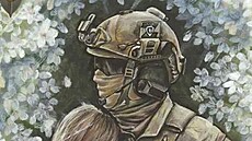 Dubnová stránka ruského militaristického, propagandistického kalendá�e ukazuje...