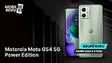 Mobil roku 2023, kategorie odborné poroty: Koupí roku je Motorola Moto G54 5G...