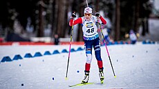 Tereza Voborníková b�í sprint v Lenzerheide.