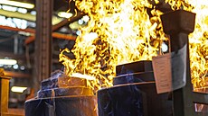 Slévárna Heunisch v brn�nské Lí�ni vyrábí odlitky z �edé litiny slo�itých...