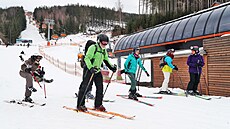 Nejlepí podmínky pro lyování nabízí v souasnosti skiareál Klínovec.