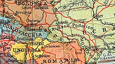 Mapa Evropy z roku 1949