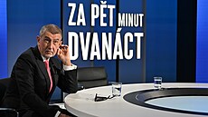 Pedseda hnutí ANO Andrej Babi v debat Za pt minut dvanáct na Nov (17....