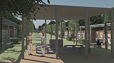 V nov� �e�ené západní �ásti h�bitova s kolumbárii mají p�ibýt nap�íklad...