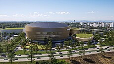 Nová hala pro Dynamo pojme p�es 22 tisíc lidí. Hotovo by m�lo být v srpnu 2027....