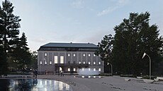 Vítzný návrh promny sadu Svobody v centru Zlína (prosinec 2023)