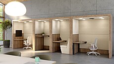 Malé kóje pomáhají rozbít velký open office (26. listopadu 2023)