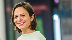 Veronika Khek Kubaová v zákulisí StarDance XII (Praha, 9. prosince 2023)