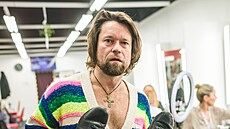 Richard Kraj�o v zákulisí finále StarDance XII (Praha, 16. prosince 2023)