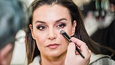 Iva Kubelková v zákulisí finále StarDance XII (Praha, 16. prosince 2023)