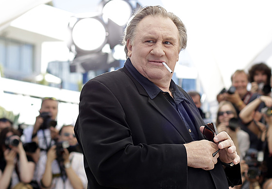 Herec Gérard Depardieu pózuje fotografm bhem 68. mezinárodního filmového...