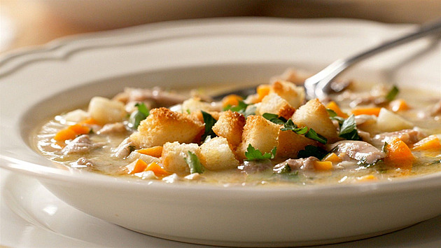 Krémová, nebo rustikální? Návod na silnou vánoční rybí polévku a krutony