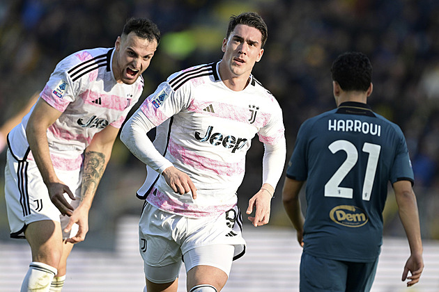 Juventus v italské lize zdolal Frosinone, za výhru děkoval Vlahovičovi