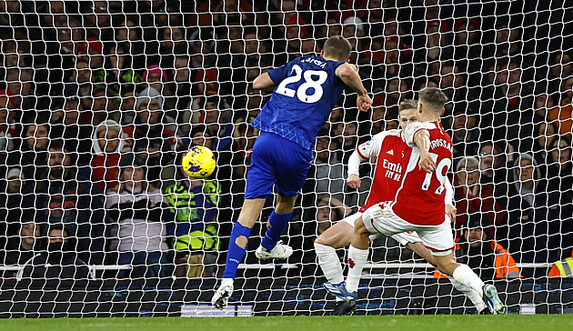 Souček gólem nasměroval fotbalisty West Hamu k vítězství na hřišti Arsenalu