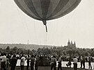 Letenská plán 23.ervna 1968 první oficiální vzlet balónu Praga 68