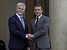 Prezident Petr Pavel se setkal se svým protjkem Emmanuelem Macronem