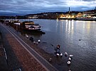 V Praze jsou uzaveny náplavky. (25. prosince 2023)