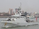 Válená lo královského námonictva HMS Trent, která bude vyslána do Guyany...