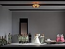 Scéna z inscenace Pucciniho Turandot ve Vídeské státní opee
