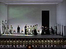 Scéna z Pucciniho Turandot ve Vídeské státní opee