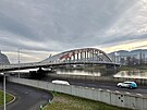 Most Dr. Edvarda Benee v st nad Labem (prosinec 2023)