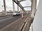 Most dr. Edvarda Benee v Ústí nad Labem. (prosinec 2023)