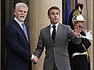 Prezident Petr Pavel se na oficiální návtv Francie setkal s prezidentem...