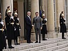 Prezident Petr Pavel se na oficiální návtv Francie setkal s prezidentem...