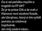 Bval politika a dezinformtorka Nela Liskov se vyjdila ke stelb na FF...