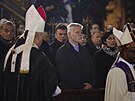 Prezident Petr Pavel na bohoslub v katedrále svatého Víta za obti útoku na...
