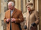 Britský král Karel III. a jeho cho Camilla (2023)