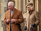 Britský král Karel III. a jeho cho Camilla (2023)