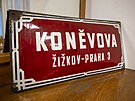P�ed�n� vydra�en�ch uli�n�ch cedul� z b�val� Kon�vovy ulice (21. prosince 2023)