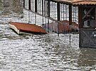 Situace na rozvodnné Vltav v Praze. (26. prosince 2023)