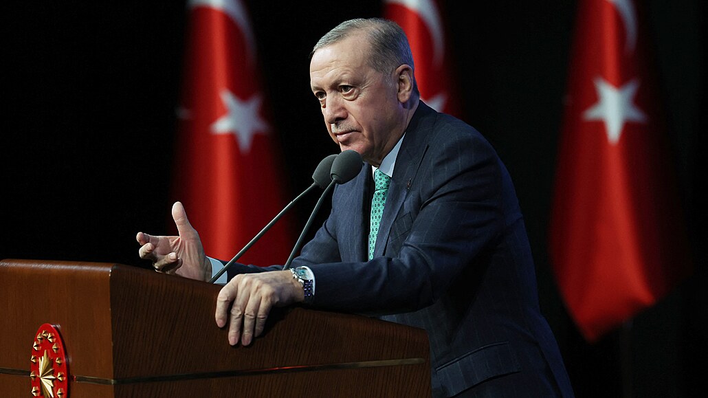 Turecký prezident Recep Tayyip Erdogan (27. prosince 2023)