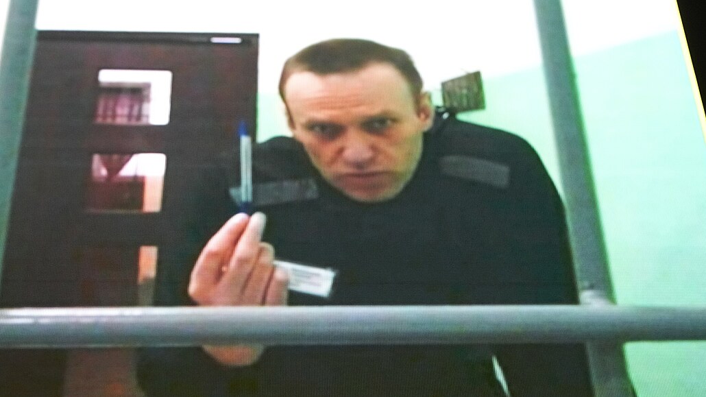 Alexej Navalnyj na snímku z videa (22. ervna 2023)